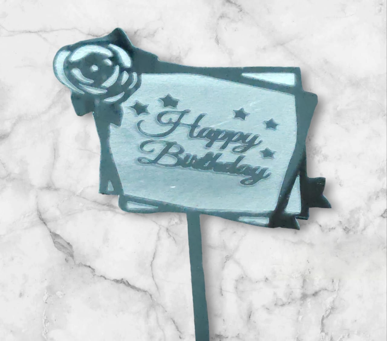Happy Birthday Acrylic Topper