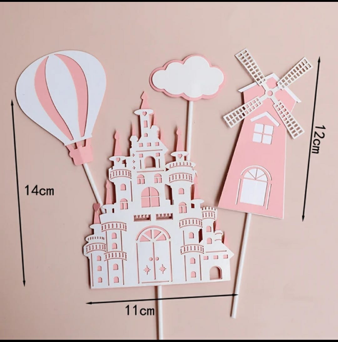 Castle Birthday Cake Topper