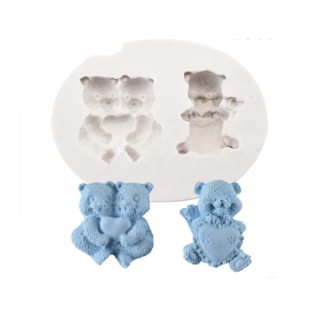 Teddy silicone fondant mould