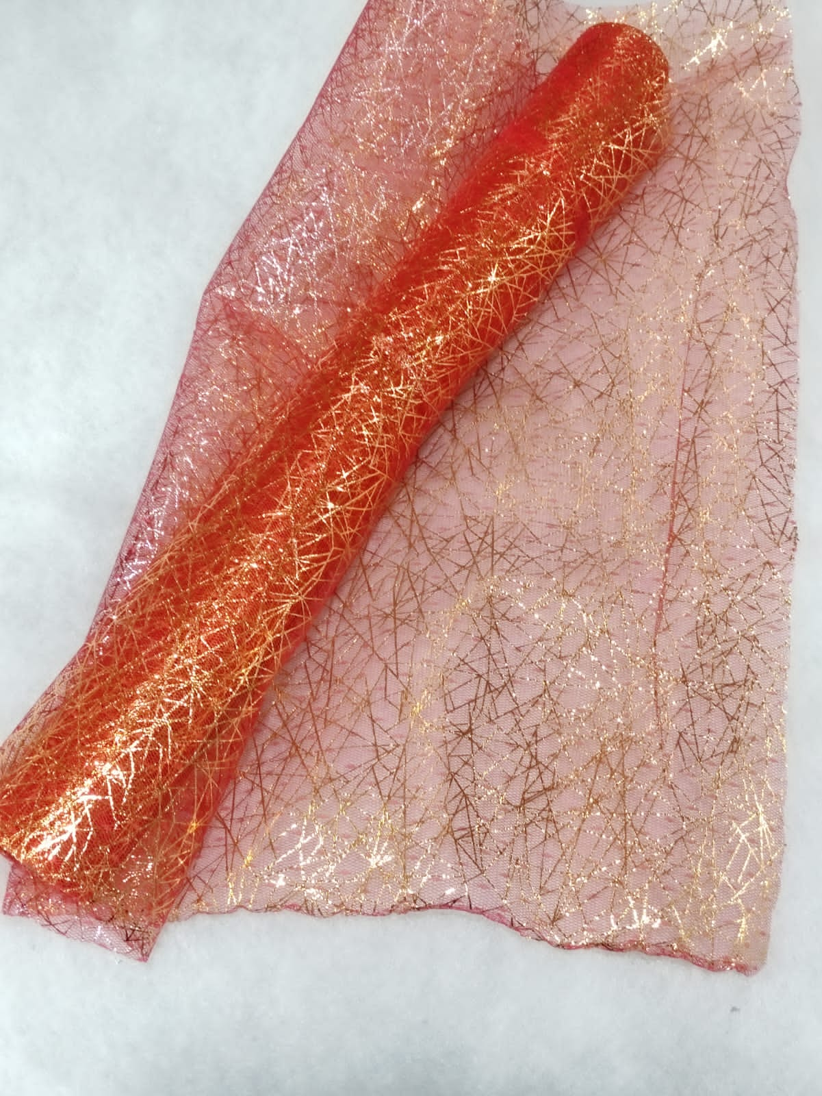 Flower packaging Red Net approx 5 Metre, width- 21 inch