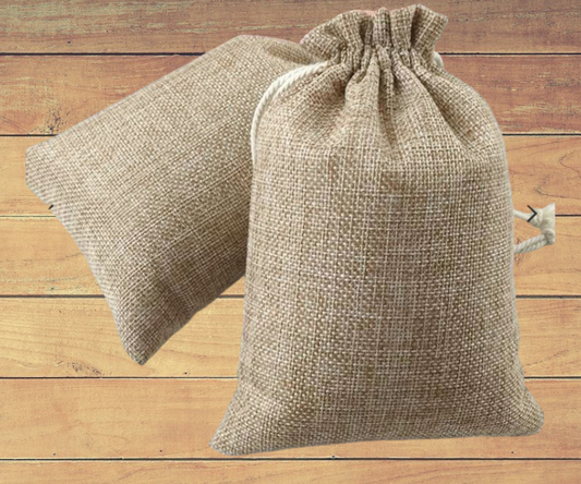 Jute potli bag pack of 10 size-6×8inch