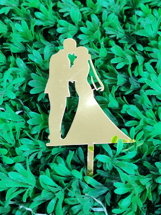 Couple cake topper