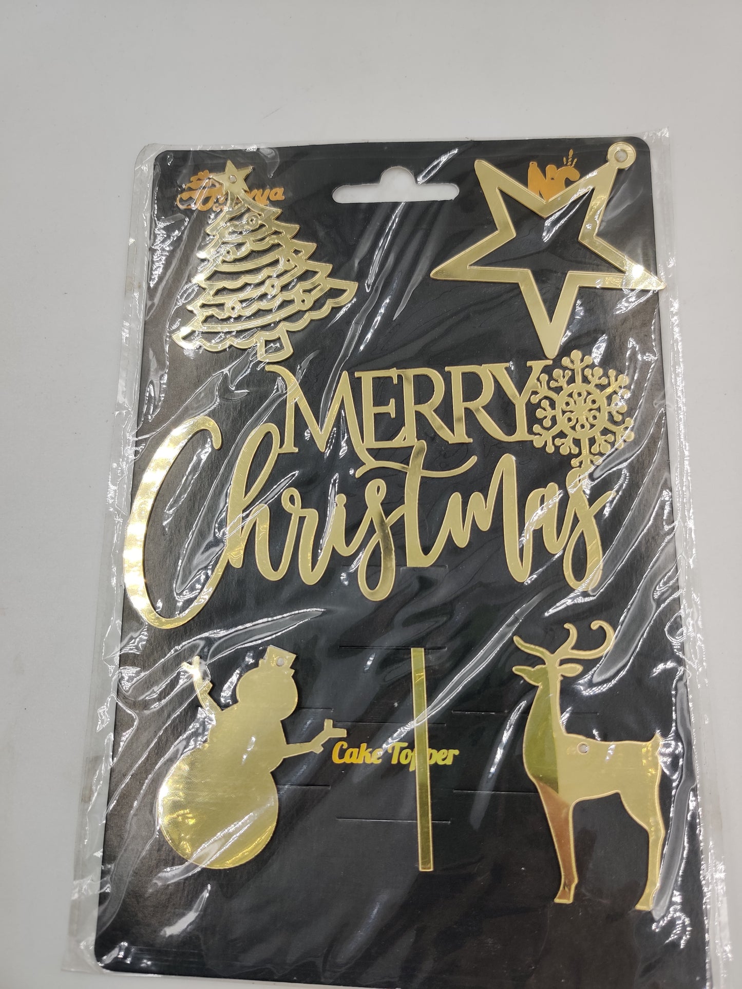 Merry Christmas acrylic topper