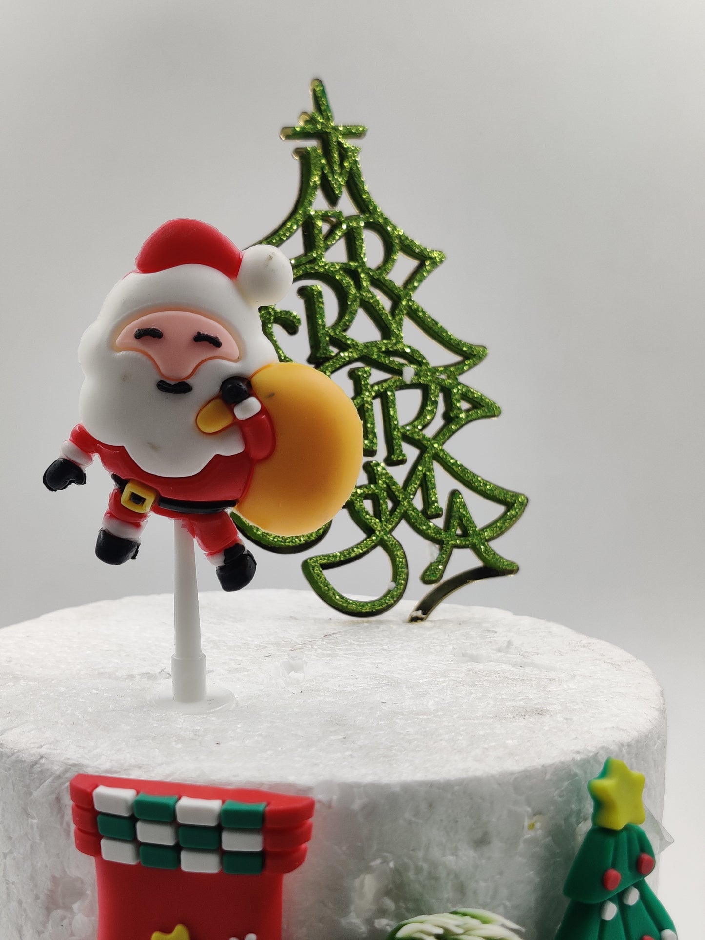 Christmas Santa Claus Miniature Topper