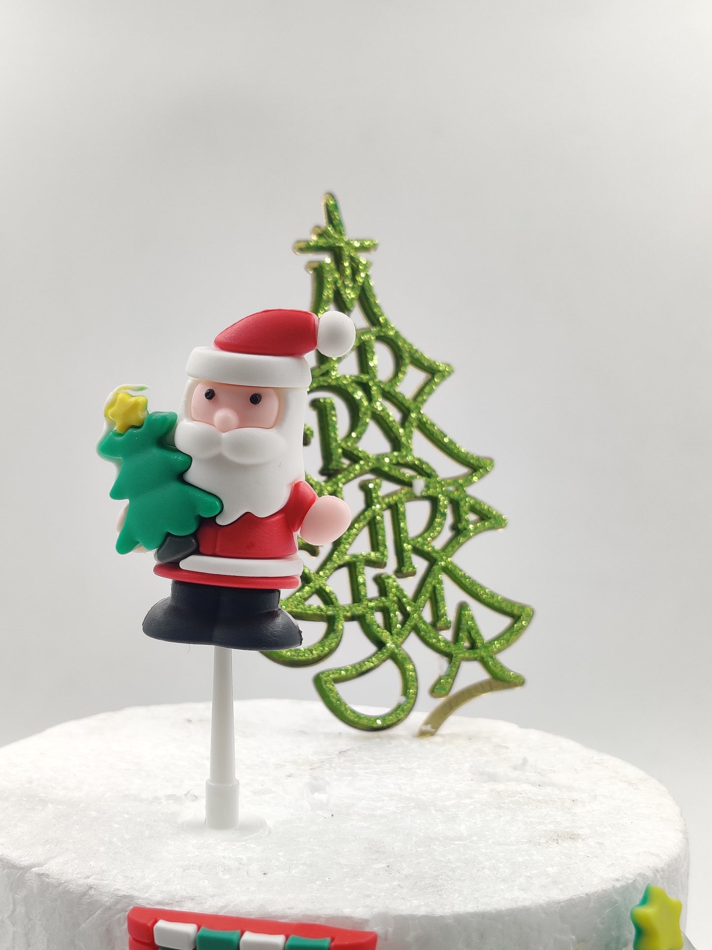 Christmas Santa Claus Miniature Topper