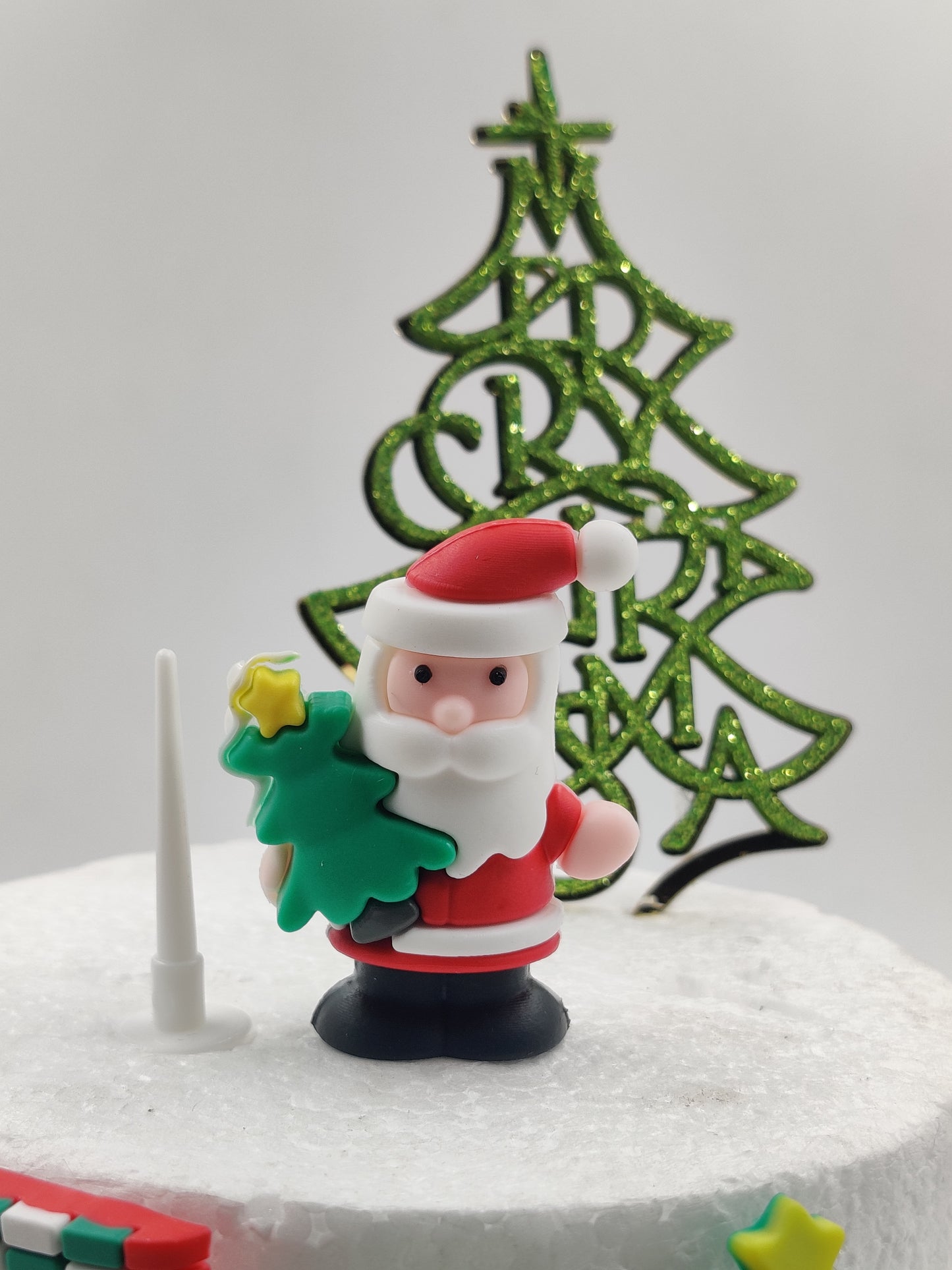 Christmas Santa Claus Miniature Topper