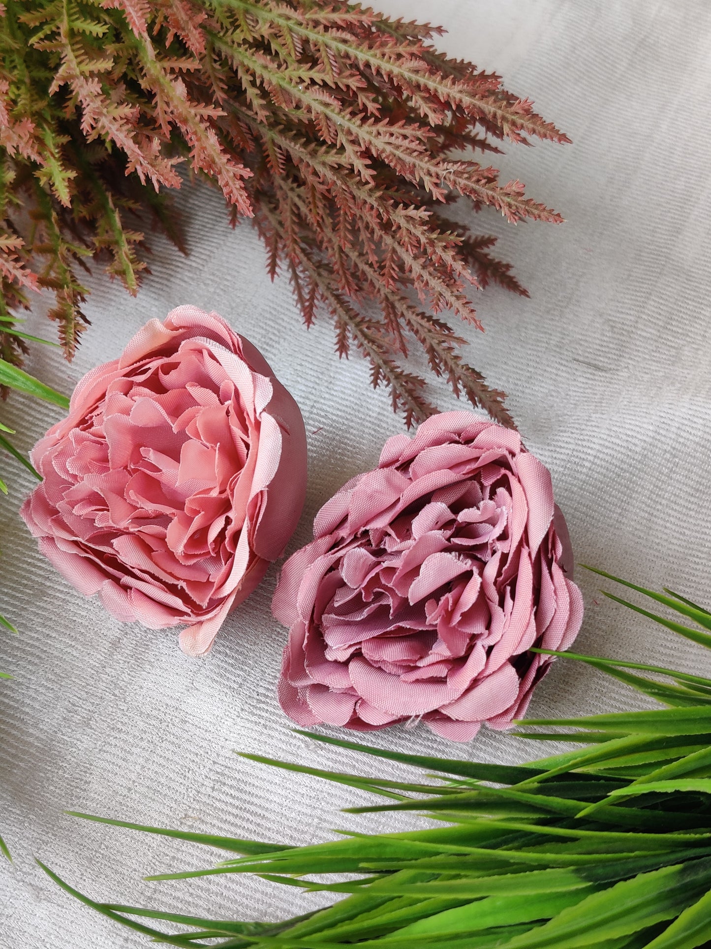 Medium Peony Artificial Flower Code- EB2 pack of 3