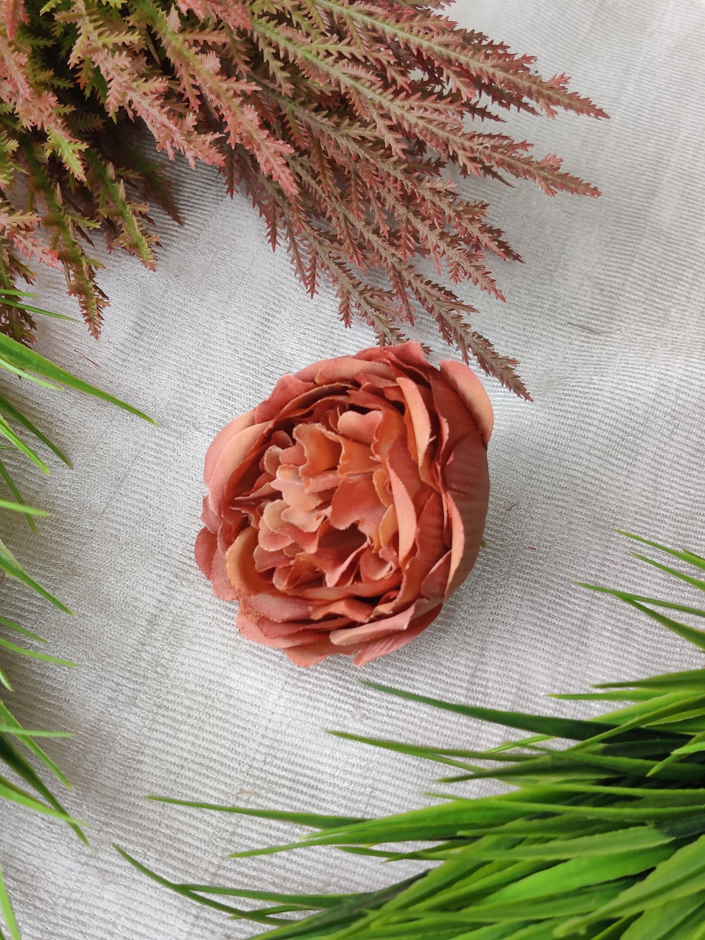 Medium Peony Artificial Flower Code- EB2 pack of 3