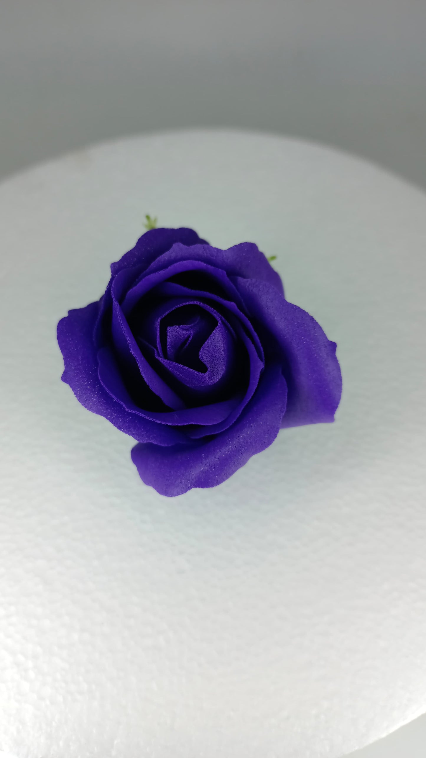 Artificial scented dark  purple colour Rose flower