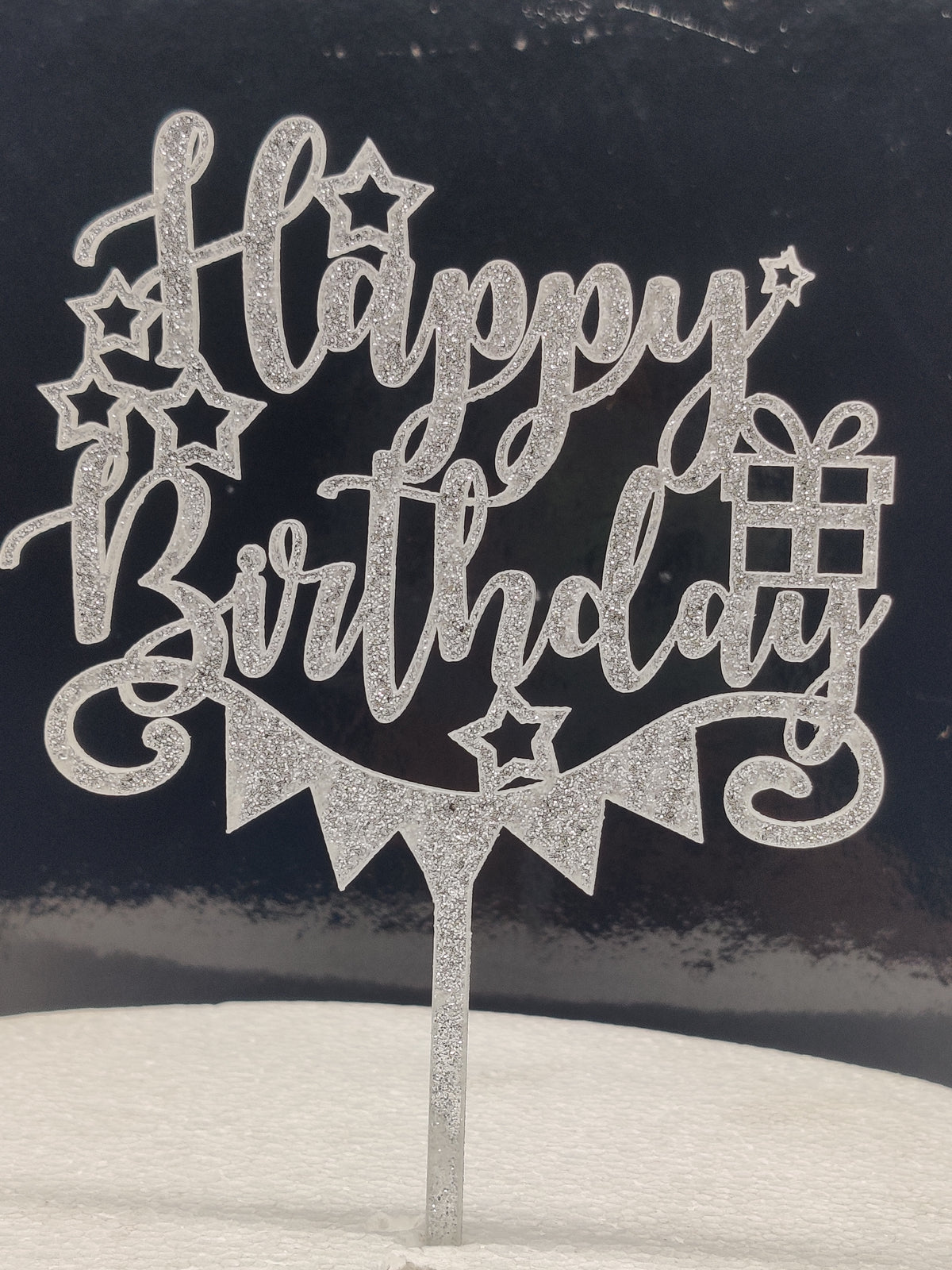 Acrylic Happy Birthday Cake Topper