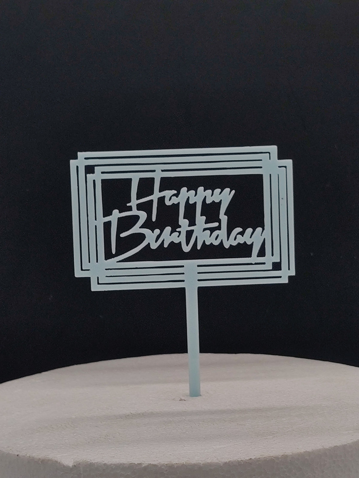 Acrylic Happy Birthday Cake Topper