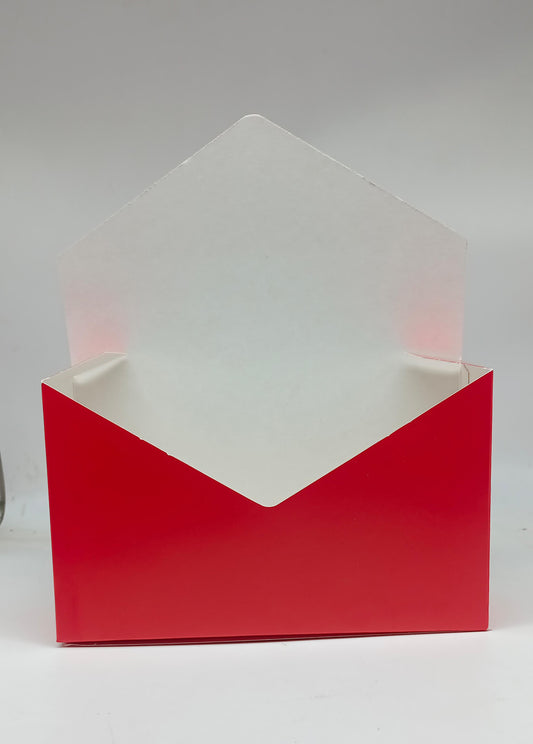 Envelope Red Hamper  Box  Size 10x3x12 inch