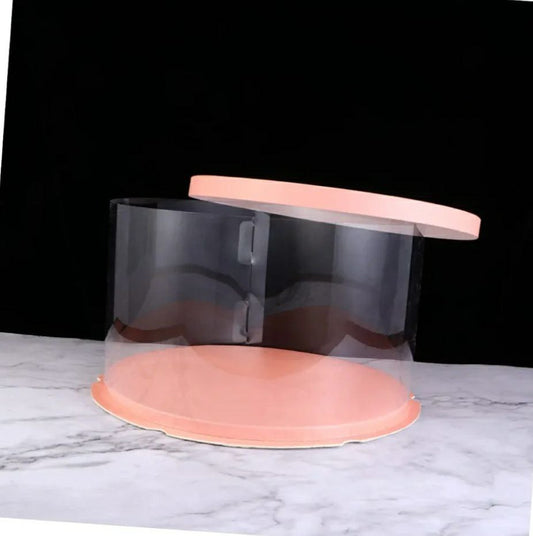 Pink Round Cake Box Size - 8x8x7