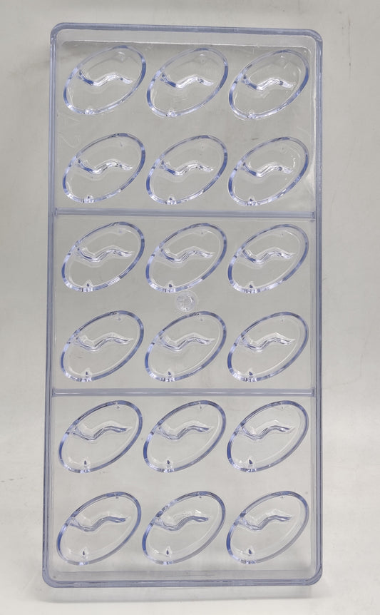 Food Grade Poly Carbonate Chocolate Mould 18 Cavity