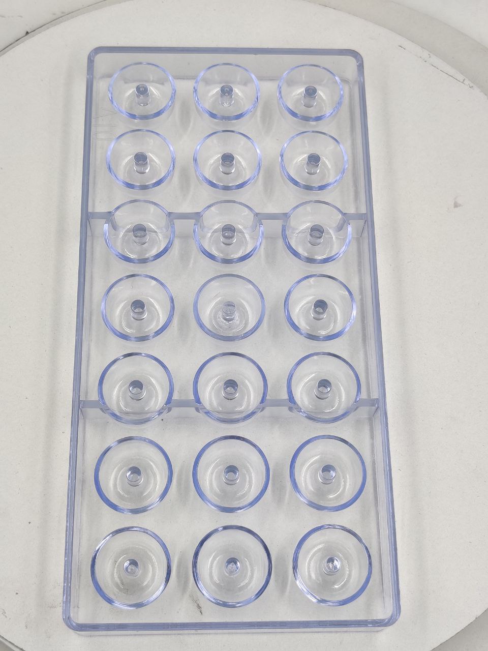 Hollow Shape Poly Carbonate Chocolate Mould 21 Cavity