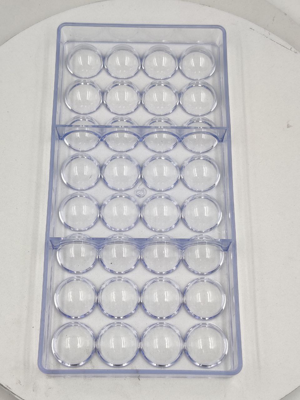 Half Round Poly Carbonate Chocolate Mould 32 Cavity