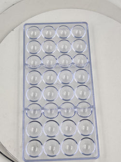 Half Round Poly Carbonate Chocolate Mould 32 Cavity
