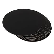 14 inch Black Round Mdf Base Board