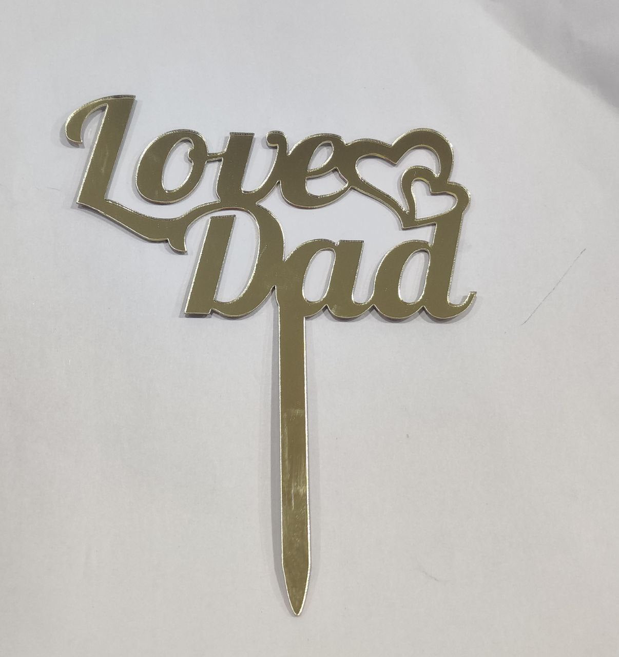 Love Dad Acrylic Topper