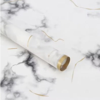 Flower Wrapping Paper White Grey Pack Of 5 Size-22x21.5 inch