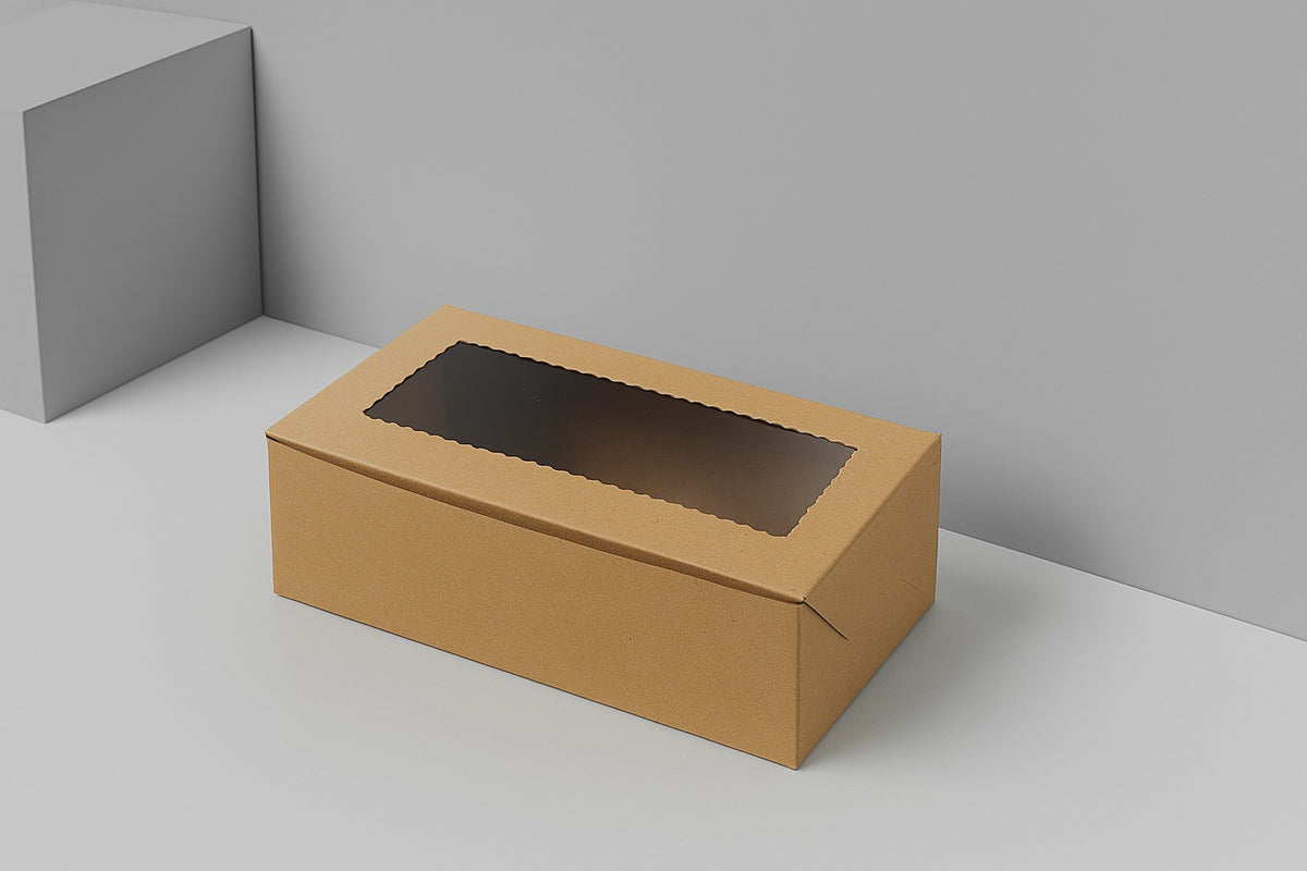 Kraft 2 pc Brownie Box 6×3×1.75  inch (Pack of 10)