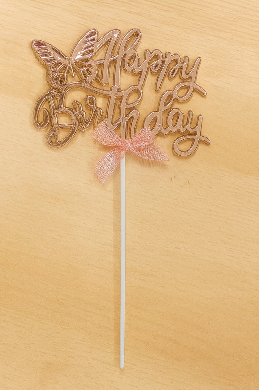 Premium Happy Birthday Cake Topper