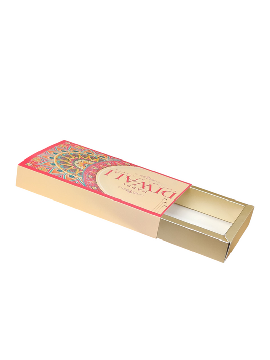 8 Cavity Slider Diwali Box For Chocolate and Brownie Size 8x4x1.5 Inch