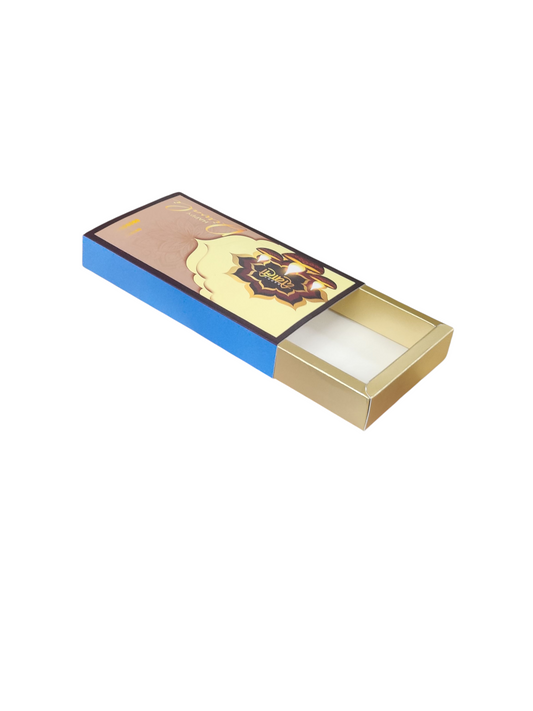 8 Cavity Slider Diwali Box For Chocolate and Brownie Size 8x4x1.5 Inch