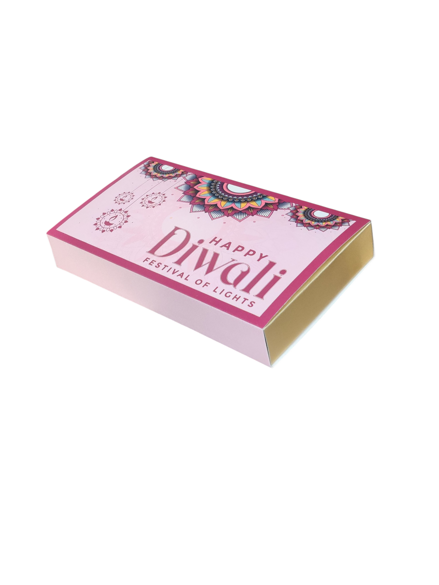 8 Cavity Slider Diwali Box For Chocolate and Brownie Size 8x4x1.5 Inch