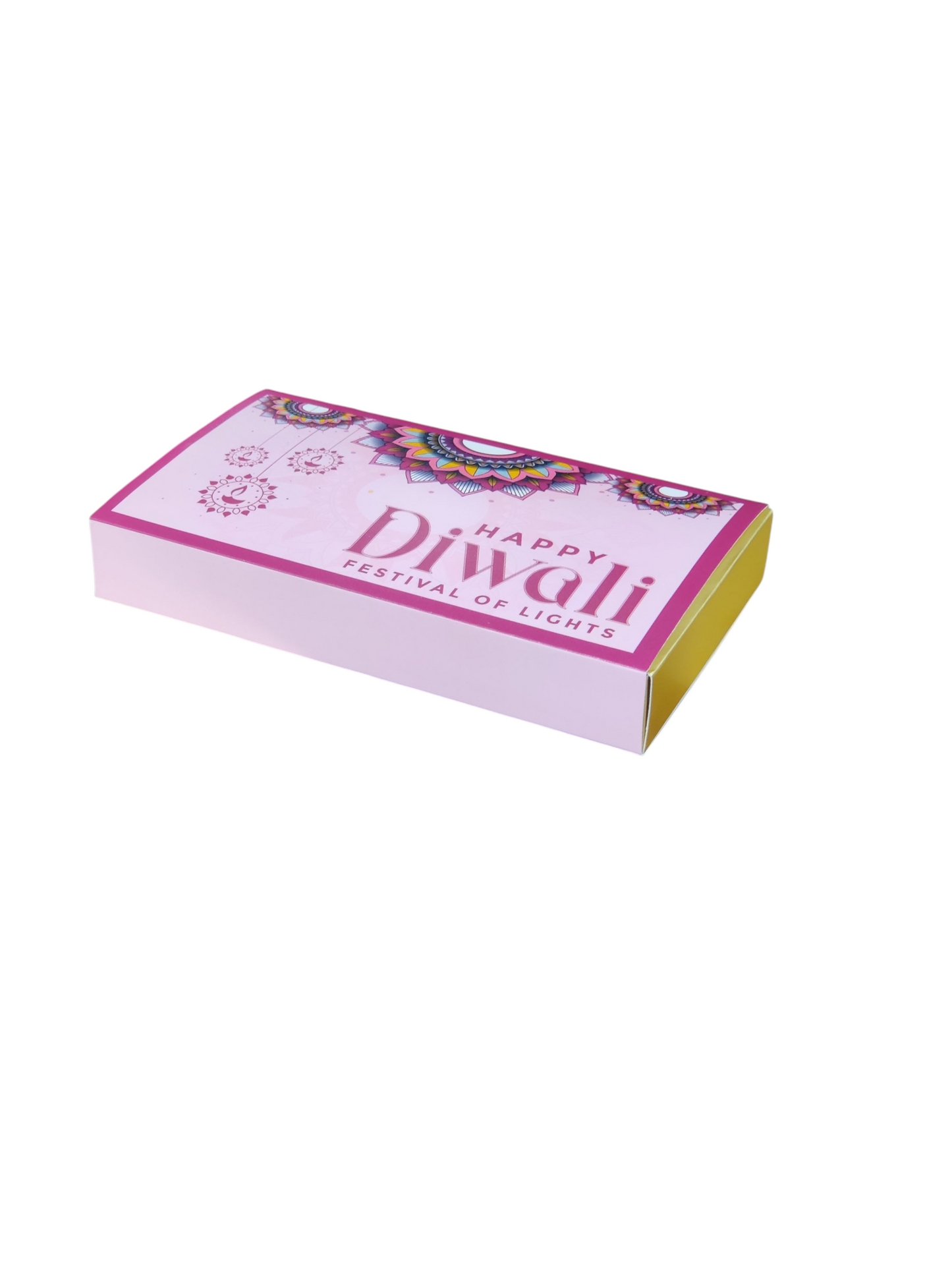 8 Cavity Slider Diwali Box For Chocolate and Brownie Size 8x4x1.5 Inch