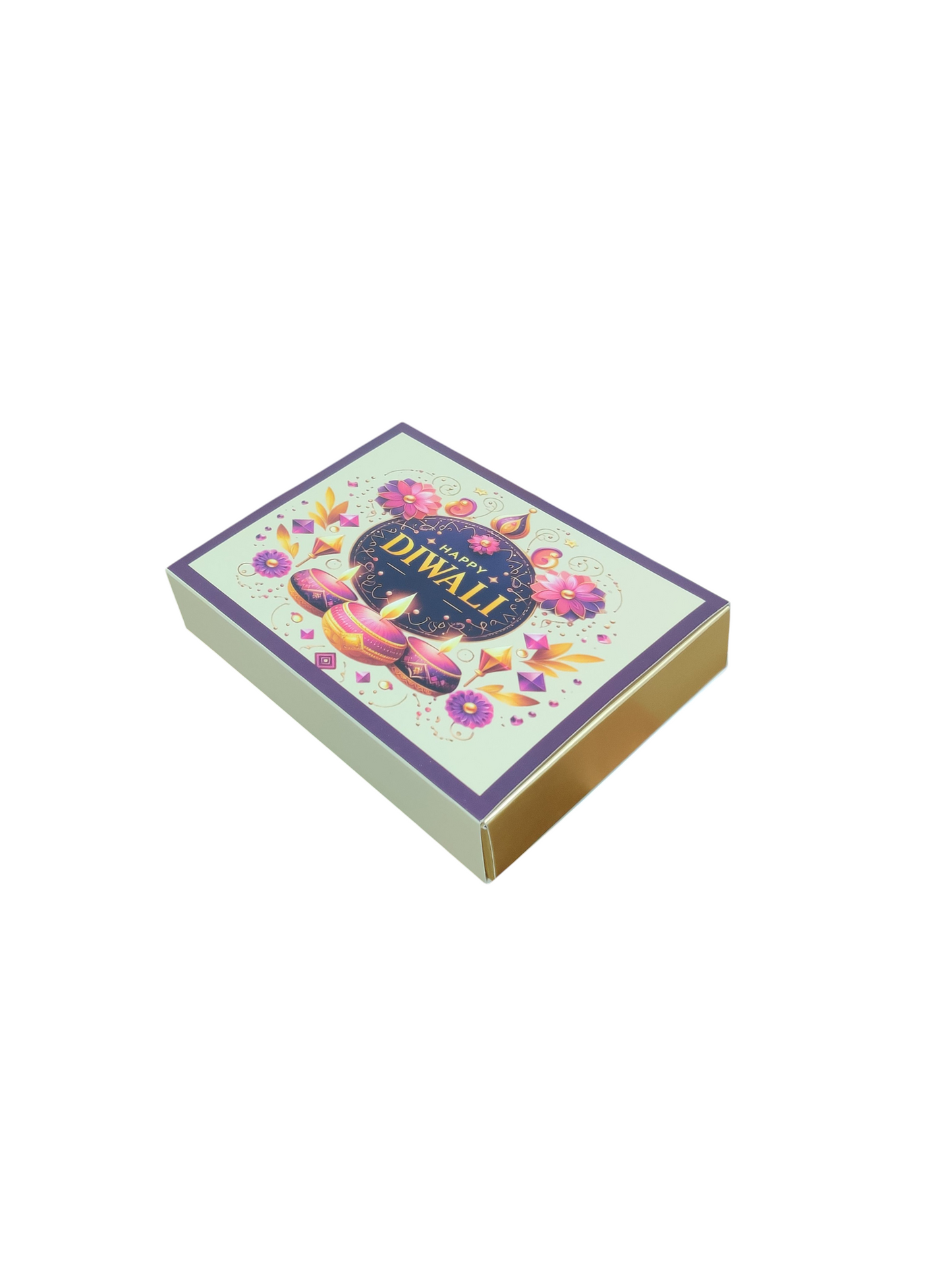 6 Cavity Slider Diwali Box For Chocolate and Brownie Size 6x4x1.5 Inch