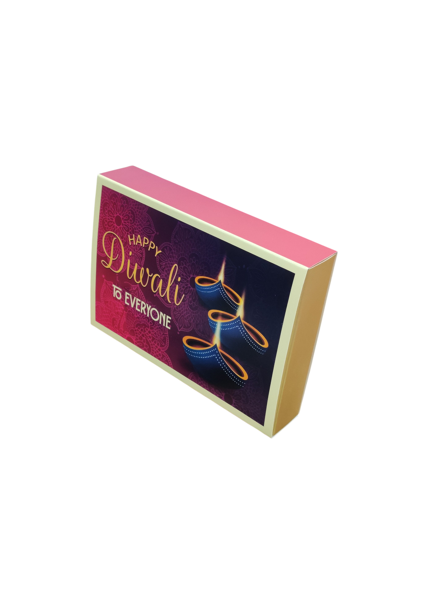 6 Cavity Slider Diwali Box For Chocolate and Brownie Size 6x4x1.5 Inch