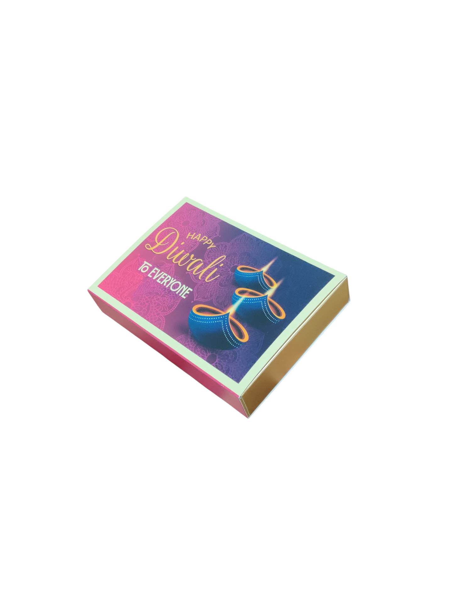 6 Cavity Slider Diwali Box For Chocolate and Brownie Size 6x4x1.5 Inch