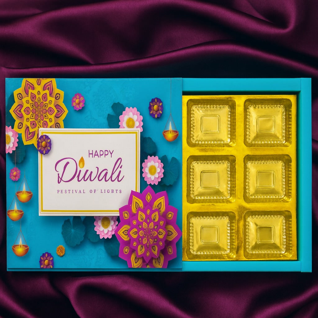 9 Cavity Chocolate Diwali Box pack of 10