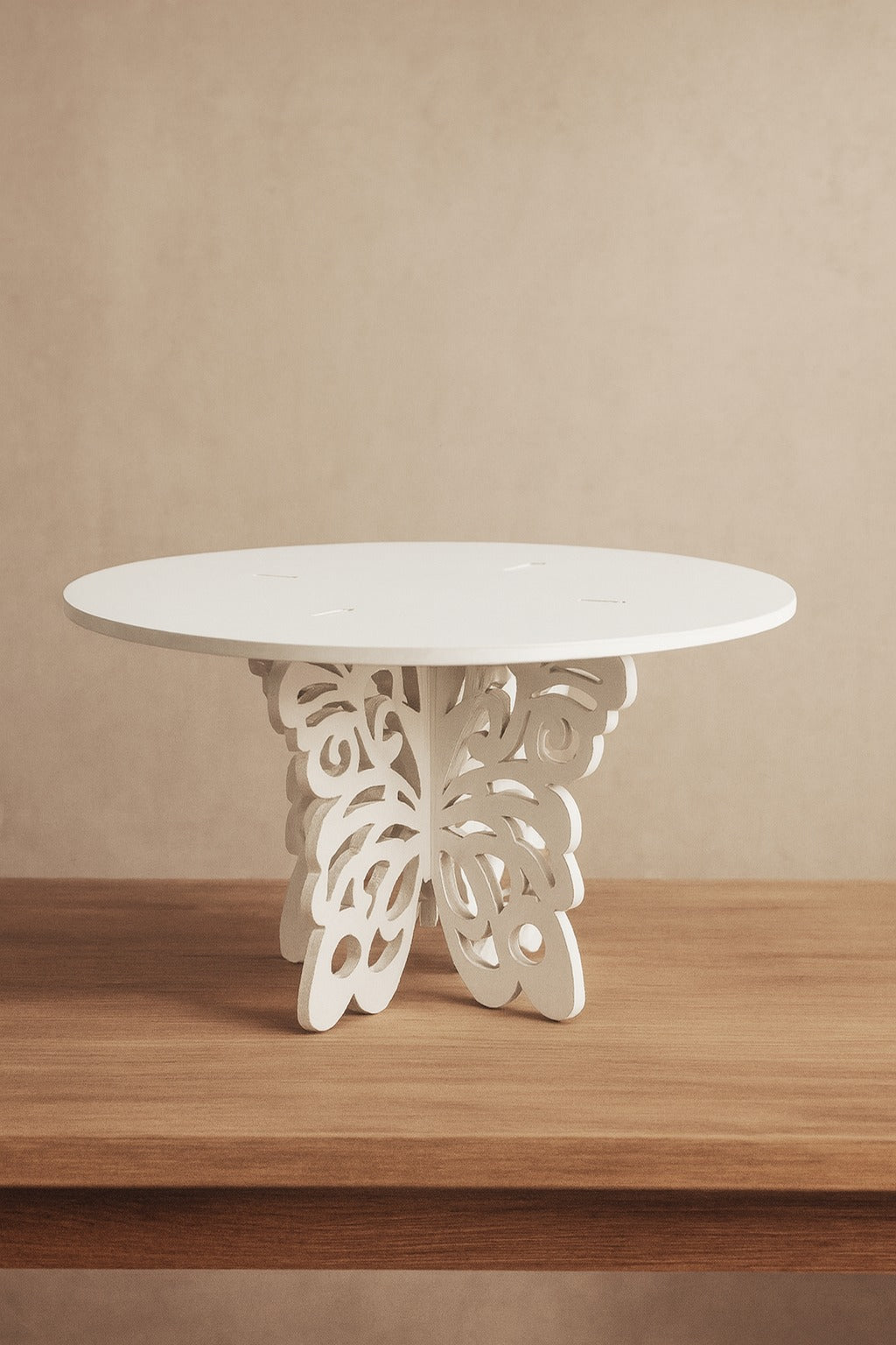 Butterfly wooden Cake stand