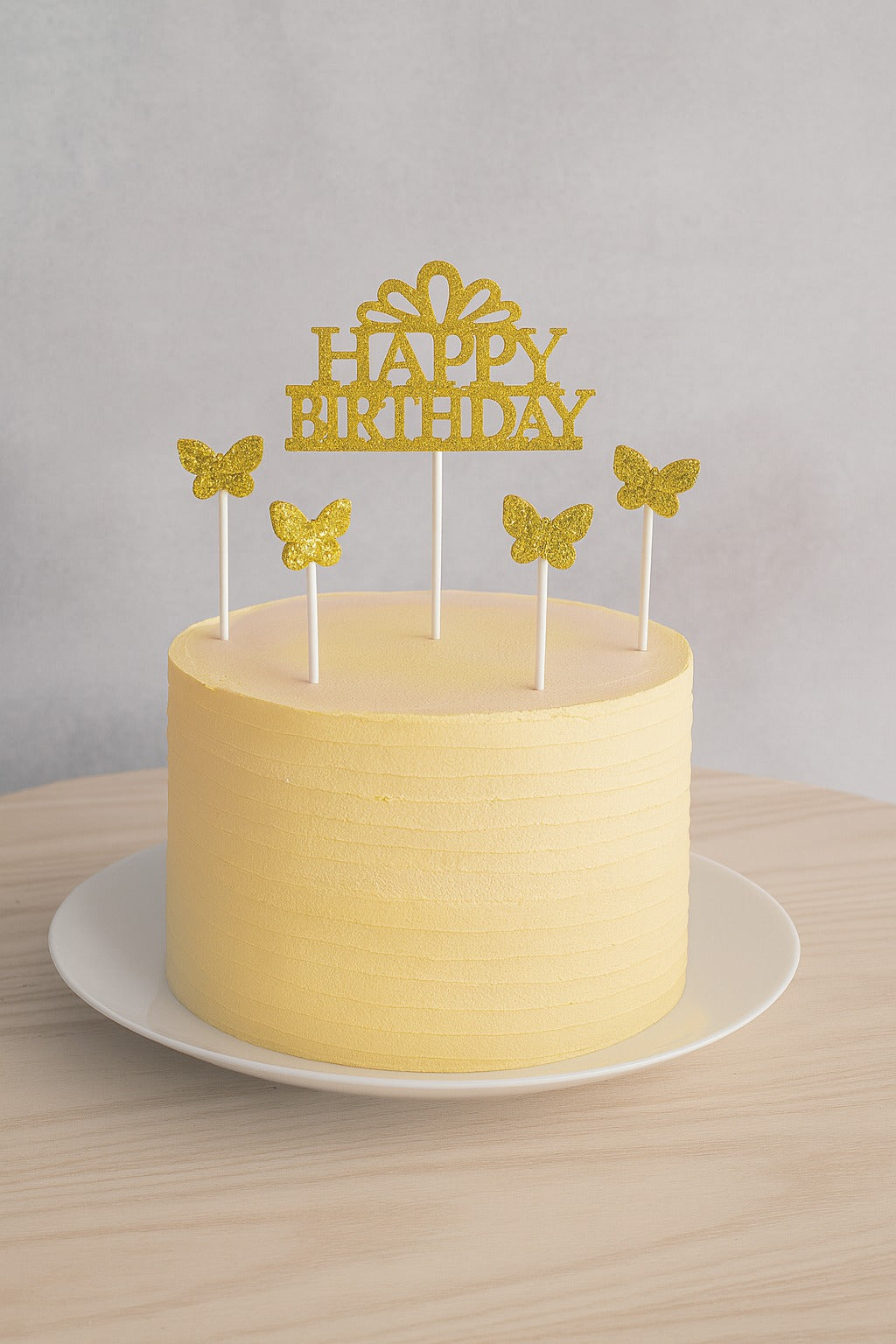 Happy Birthday glitter set of 5