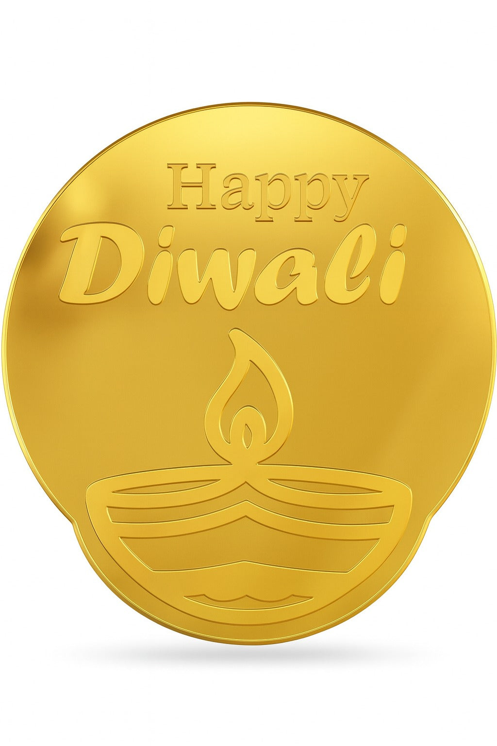 Happy Diwali Coin Pack Of 10 Size 2.5 inch