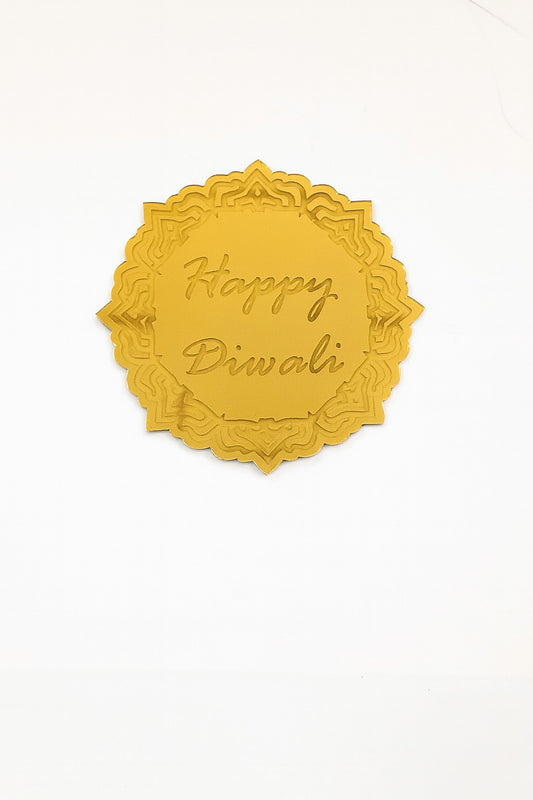 Happy Diwali Coin Pack Of 10 Size 2.5 inch