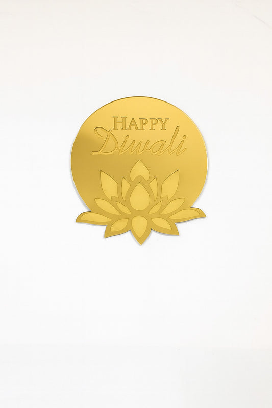 Happy Diwali Coin Pack Of 10 Size 2.5 inch