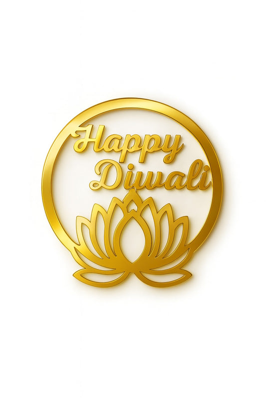 Happy Diwali Coin Pack Of 10 Size 2.5 inch