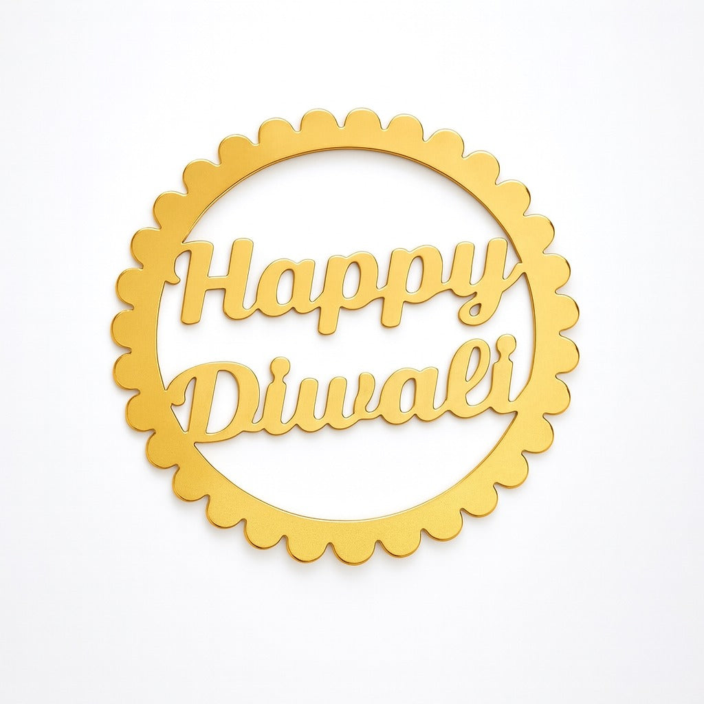 Happy Diwali Coin Pack Of 10 Size 2.5 inch
