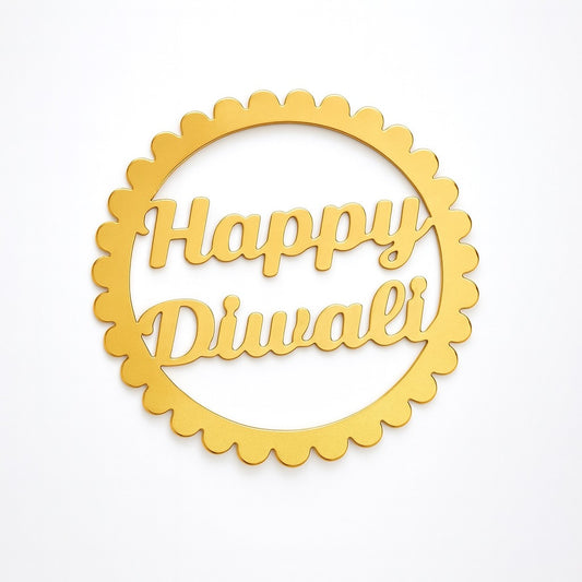 Happy Diwali Coin Pack Of 10 Size 2.5 inch