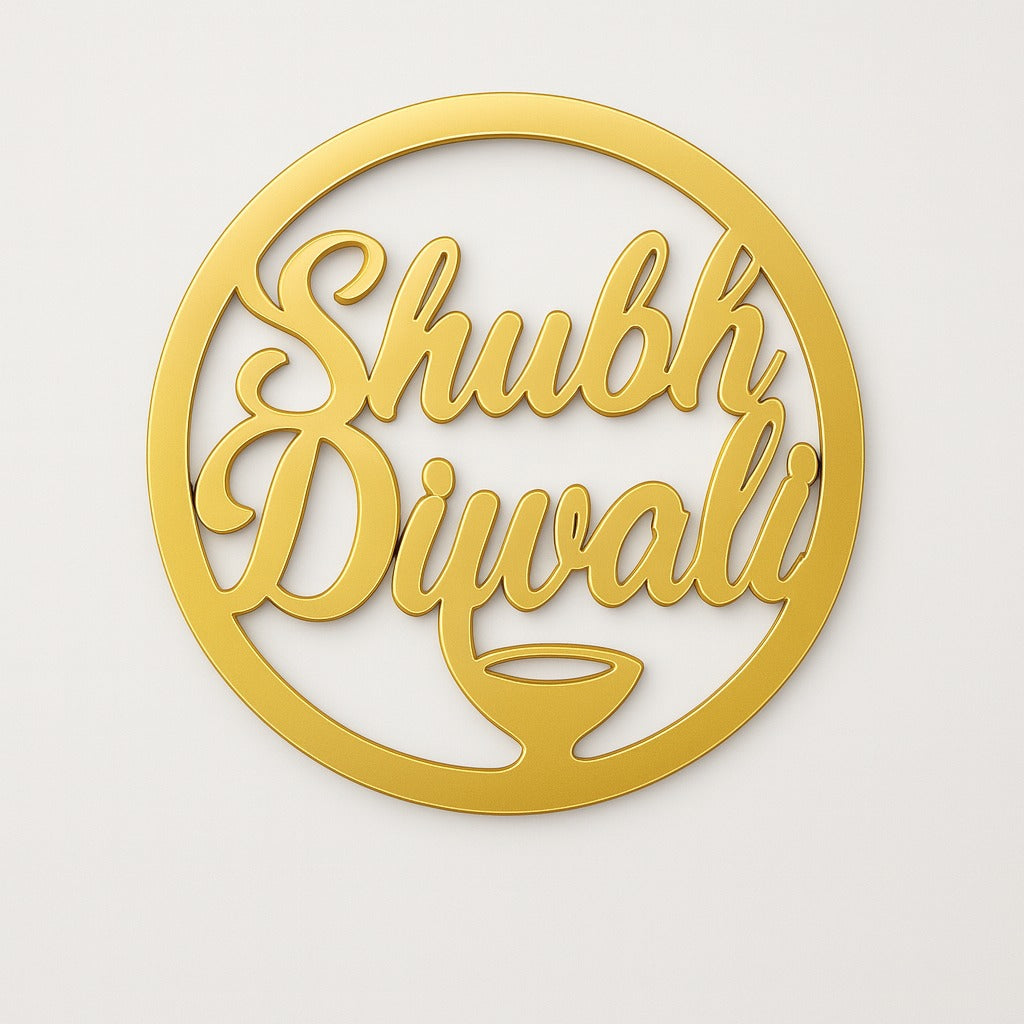 Happy Diwali Coin Pack Of 10 Size 2.5 inch