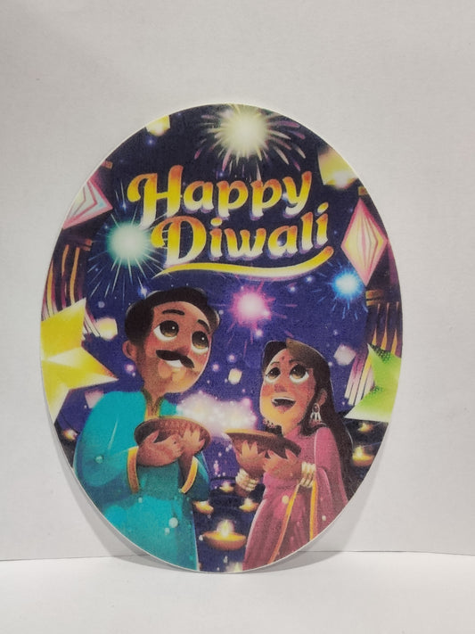 Tastycraft Diwali Edible Pre-Cut Wafer Paper (TT-213)