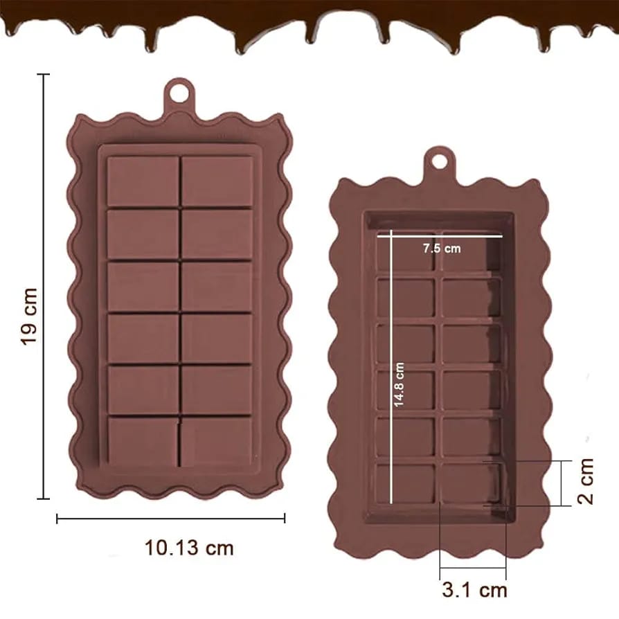 Kunafa Bar Mould size - 6x3 inch