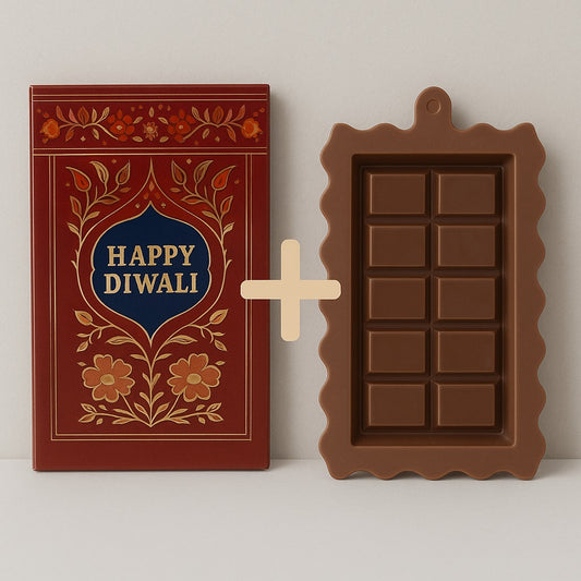 Diwali Bar Box pack of 10 with 1 kunafa bar Mould