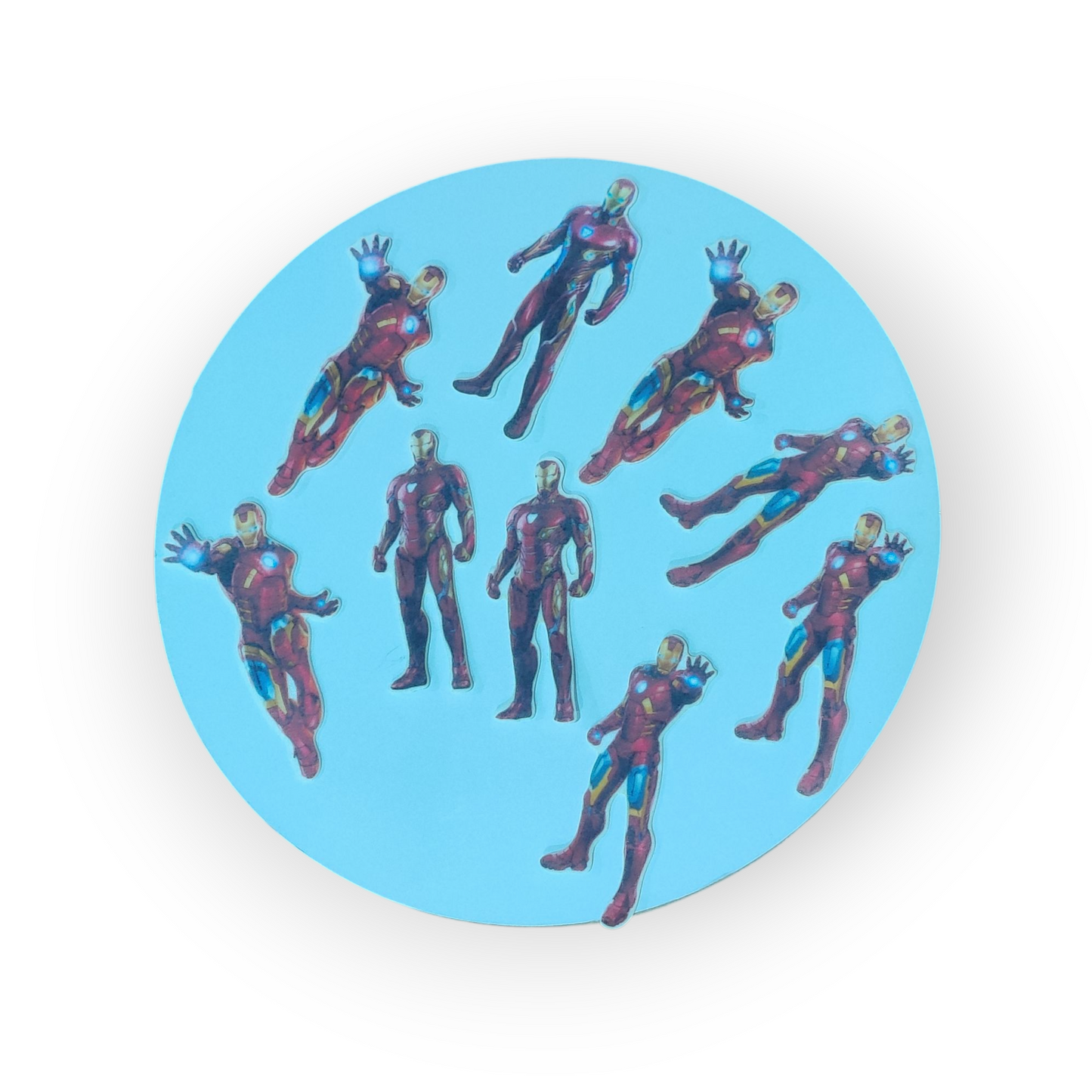 Tastycraft Iron Man Pre-Cut Wafer Paper Set  Of 12 ( WPC- 077)