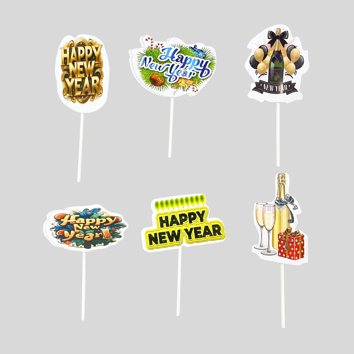 Happy New Year Theme Topper