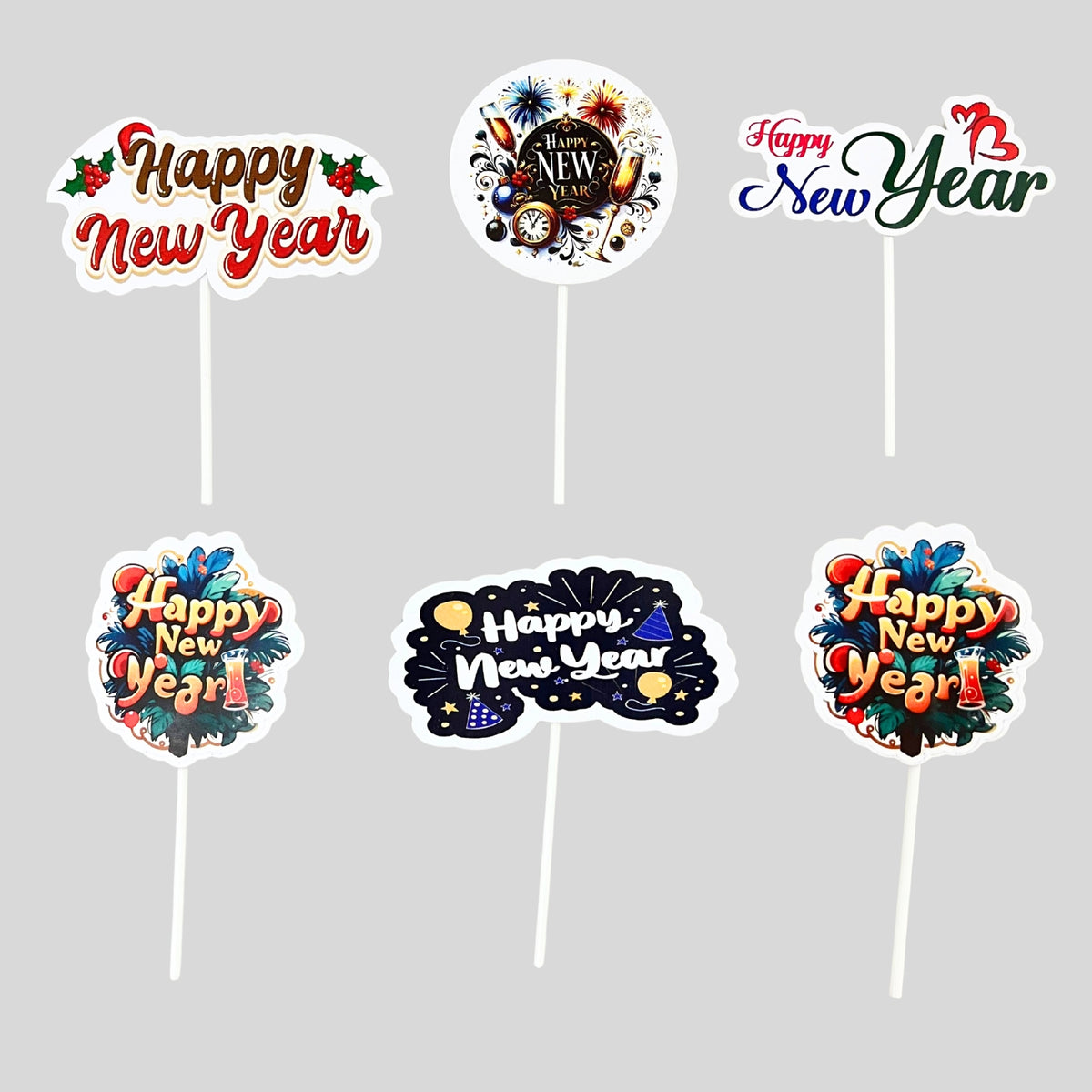 Happy New Year Theme Topper