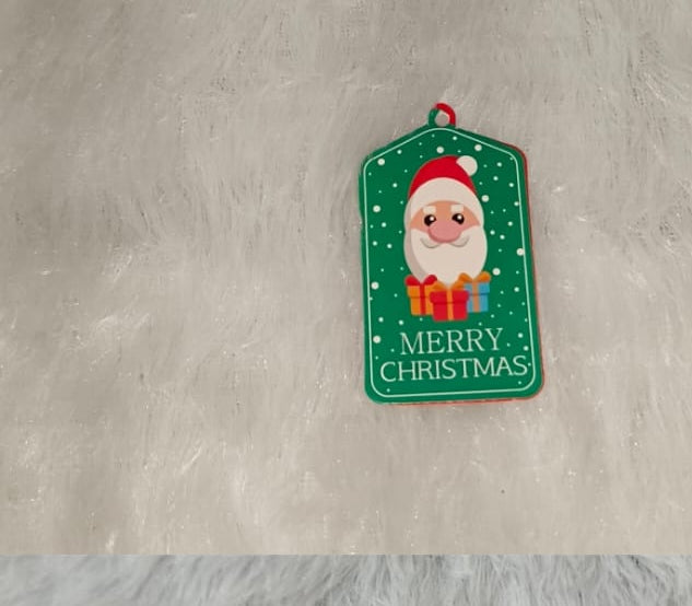 Xmas Tag Green (Pack Of 20)